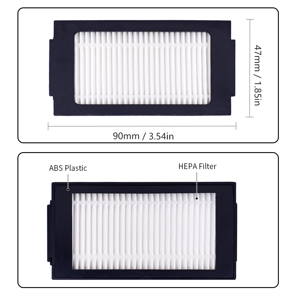 Piezas de paños de fregona con filtro Hepa de Cepillo Lateral principal compatibles con Xiaomi Mijia Robot aspirador-mopa Pro MJSTS1 MJSTS piezas de