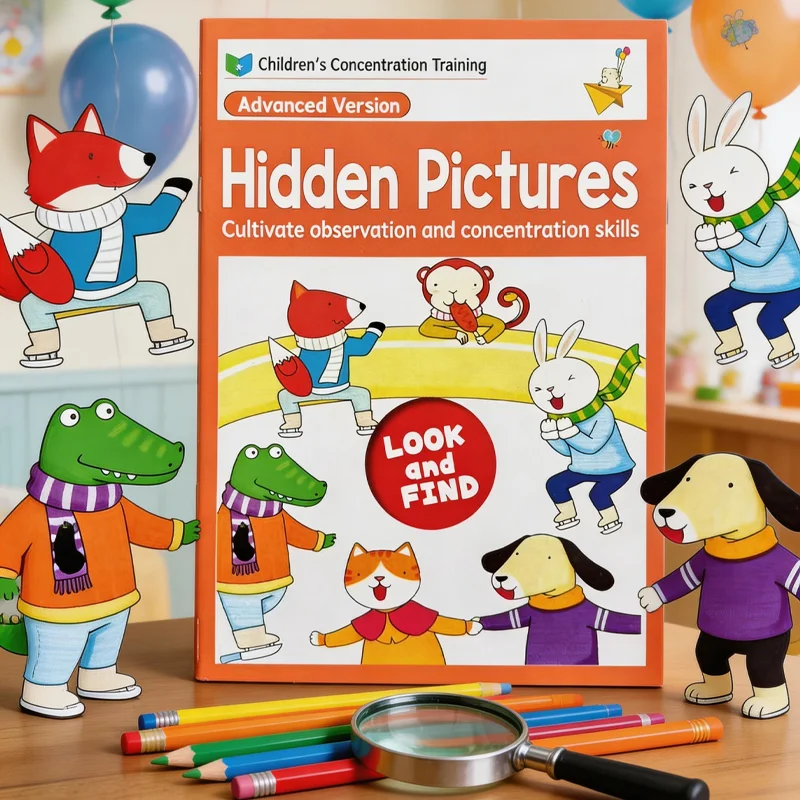 

Интерактивная книга-игра, игра на поиск одинаковых предметов, увлекательная игра на поиск предметов, детская книга-игра на поиск забавных предметов, найди скрытые предметы