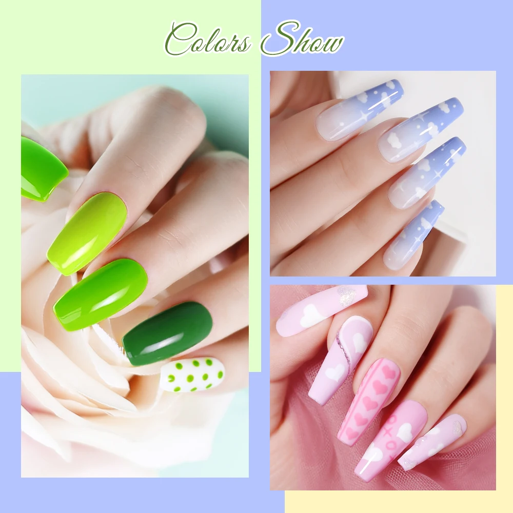 Arte Clavo Color Gel Smalto per unghie Vernish semipermanente Soak Off Gel UV Unghie a lunga durata per manicure Nail Art Gellak 15ml