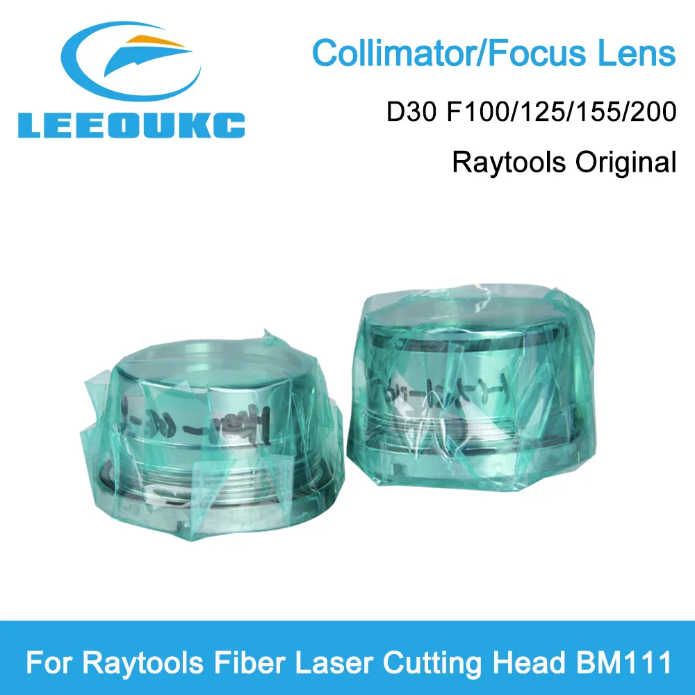 Original Raytools BM111 Collimating&Focusing Lens D30 F100/125/155mm 120AG0800A 120AG0600A for Raytools BM111 Laser Cutting Head