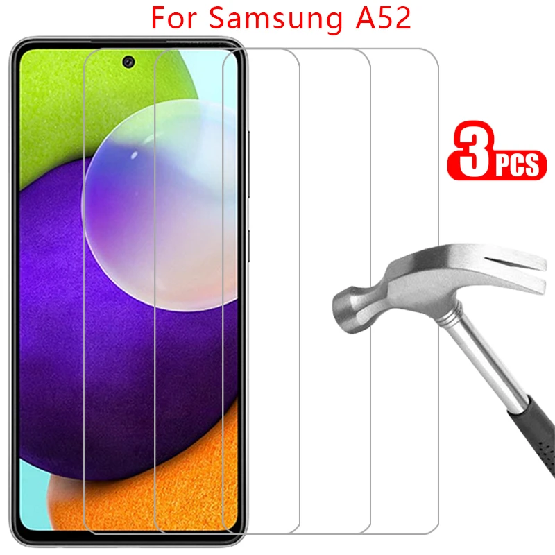 protective tempered glass for samsung galaxy a52 screen protector on a 52 52a 4g 5g phone film glas galxy glaxy galax a52glass