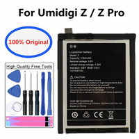 New High Quality Original Battery For Umi UMIDIGI Z / Z Pro 3780MAh Smart Phone Replacement Battery Batteria + Tools