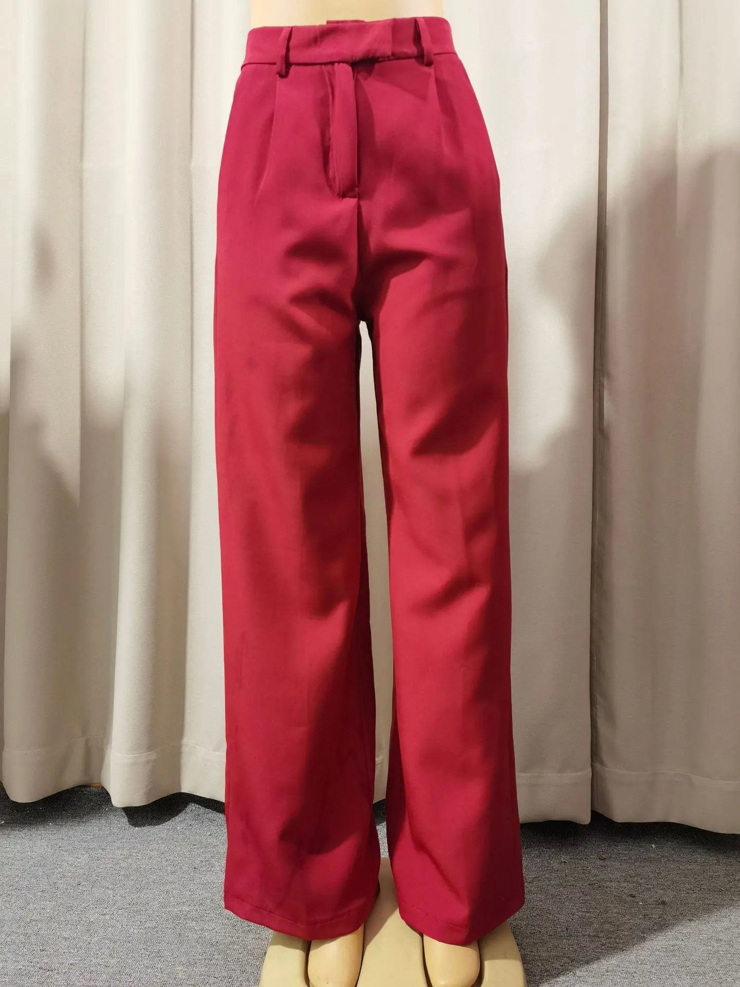 2025 New Pants Commuting High Waist Drape Straight Pants Formal Pants Casual Suit Long Pants Women
