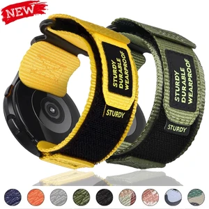 삼성 갤럭시 시계를위한 22mm 20mm 위장 나일론 스트랩 7 6 5 4 40/44mm 6 클래식 43 47mm 밴드 Huawei Watch GT5 4Pro 밴드 10 최고의 판매 Q1200 WEBER -№9