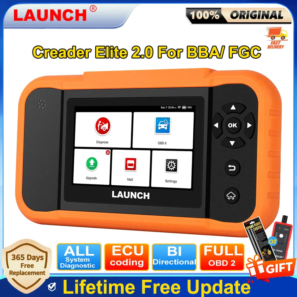 LAUNCH X431 Creader Elite 2.0 BBA フルシステム診断ツール OBD2