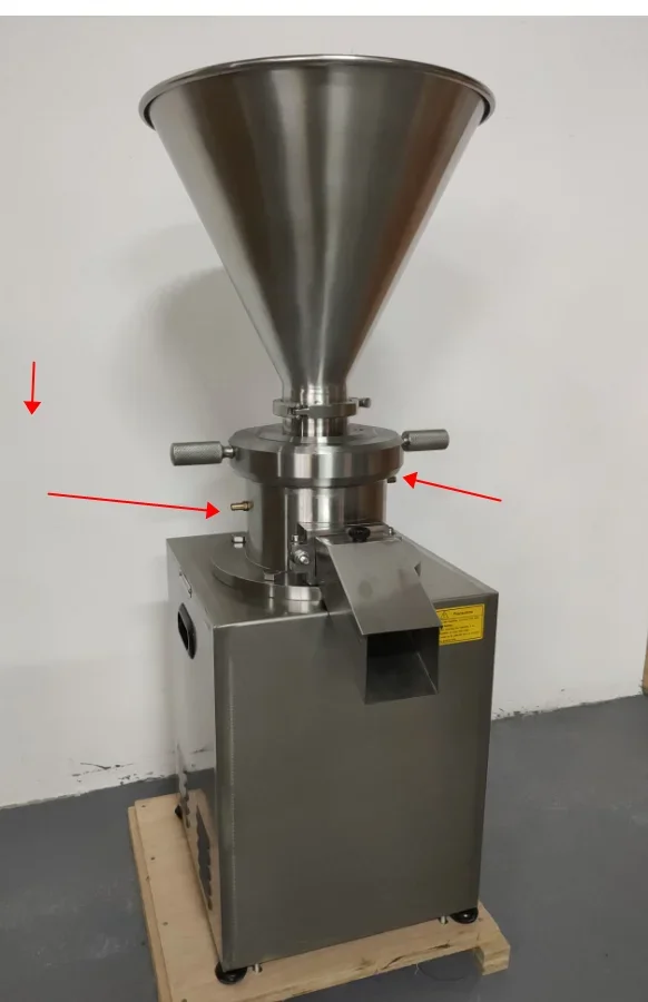 

HJ-MJS-80 Colloid Mill Peanut Butter Maker – Automatic Jam & Nut Grinding Machine