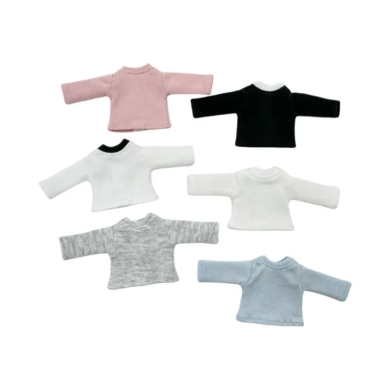 OB11 Baby Clothing Base Layer Top 1/12 Plain Body BJD Pointed Front Molly Autumn Dress doll clothes