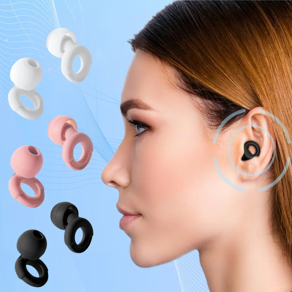 Loop Quiet Ear Plugs for Noise Reduction for Sleeping Silicone Ear Plugs for Swimming Motorbike Noise Filtering Ear Plugs