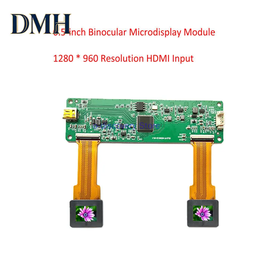 OLED Display 1280 x 960 Resolution Binocular Glasses Micro Display Module 0.5 Inch ECX337A