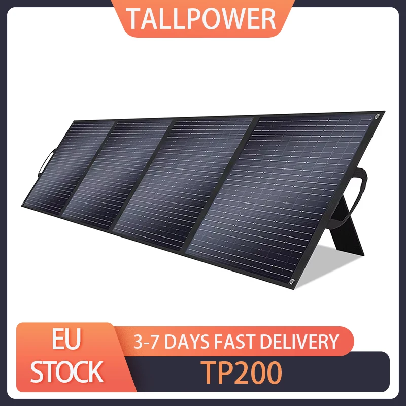 TALLPOWER TP200 200W Portable Foldable Solar Panel, Portable Solar Charger, 24% Energy Conversion Efficiency