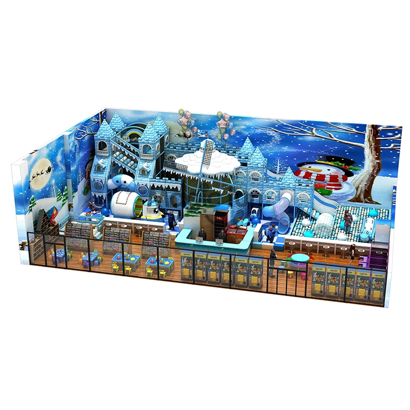 Ocean Theme Park soft play ball pool slide Pirate Boat spielplatz naughty Castle  Kids indoor playground