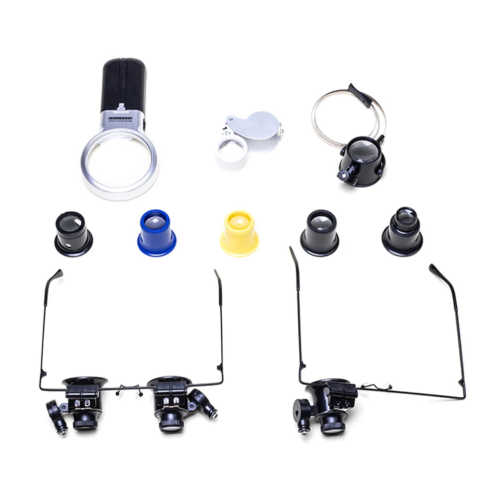 

15X Optical Magnifier High Quality Glasses Watch Maintenance Jewelry Inspection Miniature Details Books Newspapers Maps