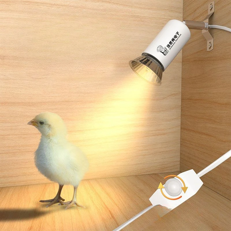 Chick rearing, heating and insulation, constant temperature bulb, rutin chicken lamp, heating lamp, breeding heating lamp