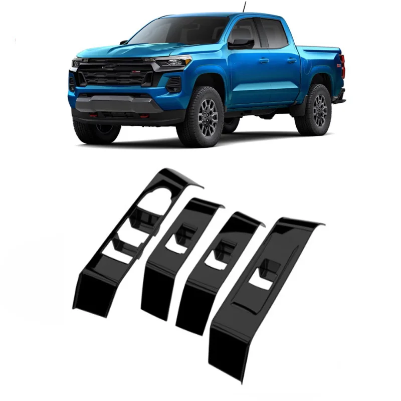 For Chevrolet Colorado 2023 2024 Interior Door Armrest Window rise Switch glass Buttons panle Cover Trim Auto Inner Accessories