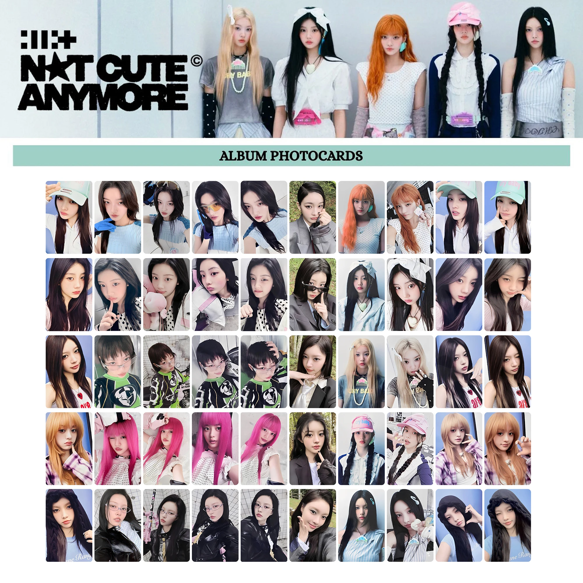 Multicolor Hair Styling Collectible Lomo Photo Cards Paper Cards for Scrapbook Journal Collection Decor Gift