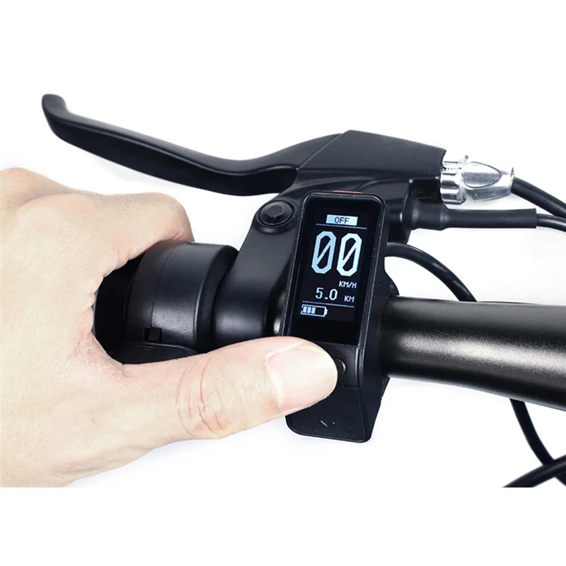 AB47-Mini instrumento LCD inteligente SW102 para Motor Central Bafang medidor de Color pantalla instrumento de conducción al aire libre