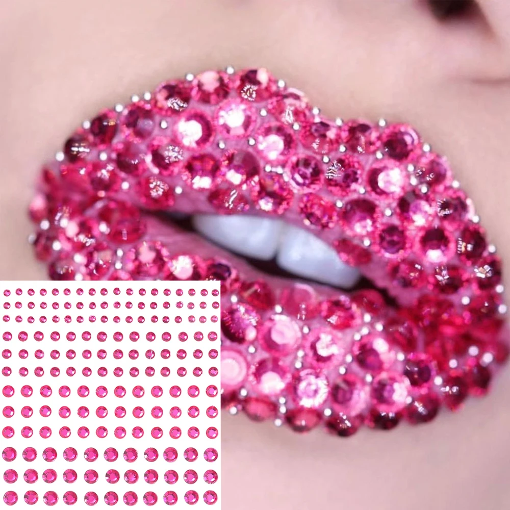 

3D смешанные 3/4/5/6 мм временные татуировки со стразами, наклейки для фестиваля, вечеринки, блестящие бриллианты, наклейки для макияжа глаз, ползунки для тела/губ/ногтей