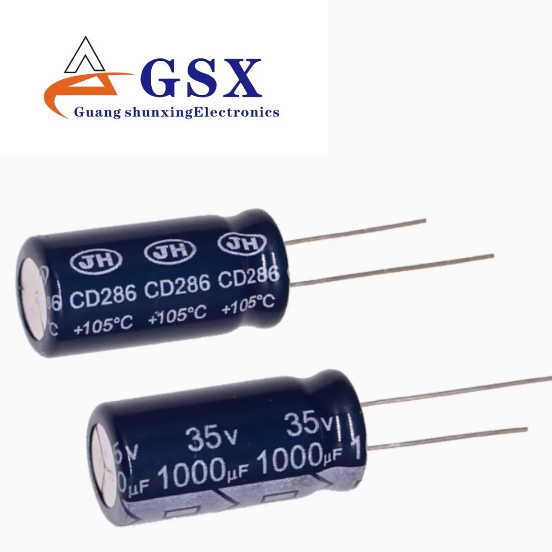 

1000UF 35V aluminum electrolytic capacitor 35v1000uf 12.5 * 25 Jianghai CD286 high-frequency long-life