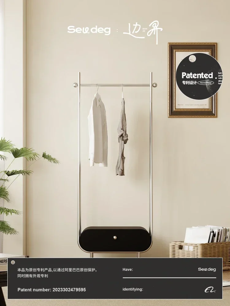 TAO Mobile Clothes Rack Stainless Steel Designer Creative Storage Rack