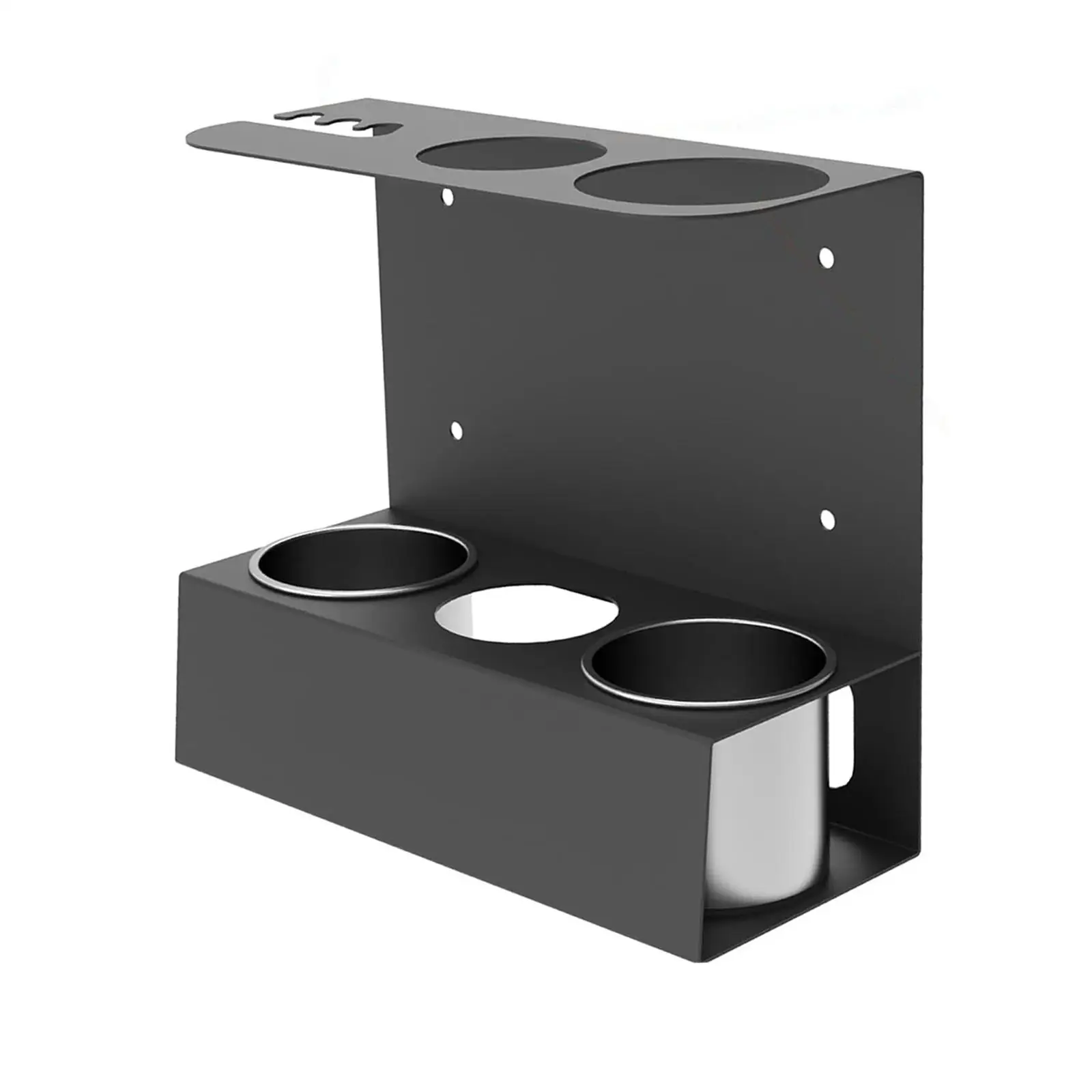 

Grease Spray Holder Wall Mount Gifts Spare Cartridge Storage Easy Installation 2 Removable Drip Cups Premium Storage Rack