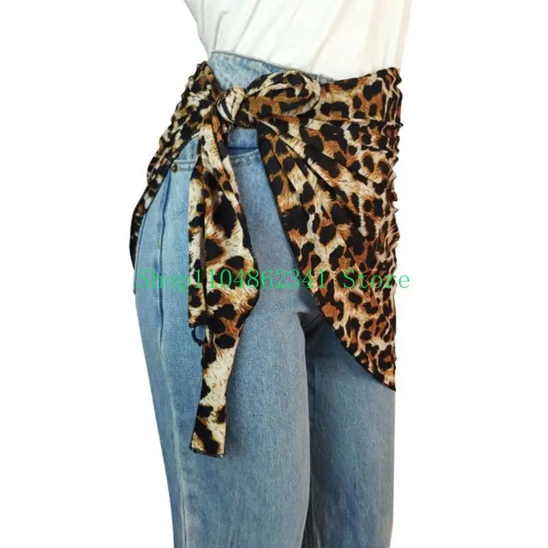 Phụ nữ 5as Bãi biển Sarong Sarong Suit Wrap Váy Leopards In mặc áo bơi áo bơi cho đồ bơi