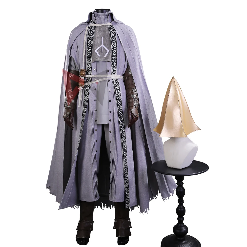 

Новый костюм для косплея Альфреда из Bloodborne: рубашка, плащ, брюки, шляпа, аксессуары для игровых вечеринок, Хэллоуина, на заказ