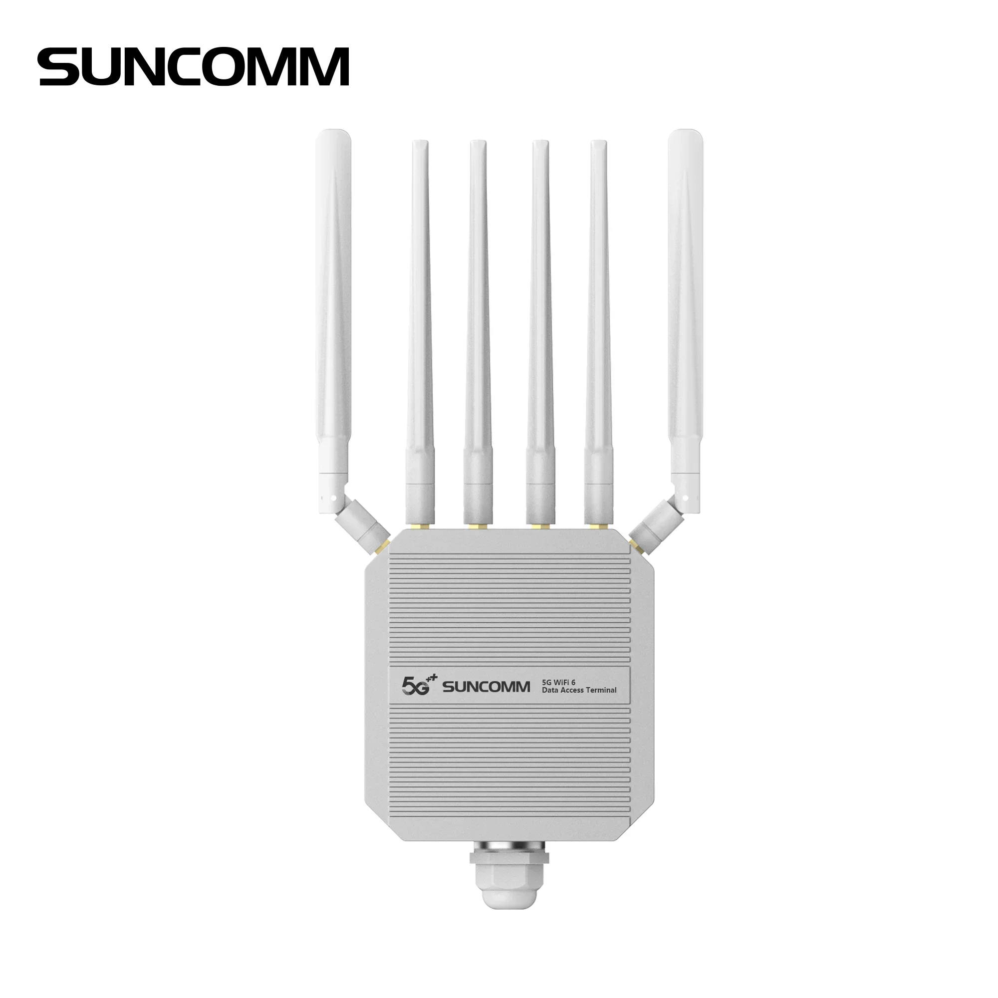 

New SUNCOMM CP520 Pro 4G/5G Outdoor CPE Dual SIM X65 WiFi6 SA NSA POE Power supply 2.5Gbps LAN 5G Outdoor Router CP520pro