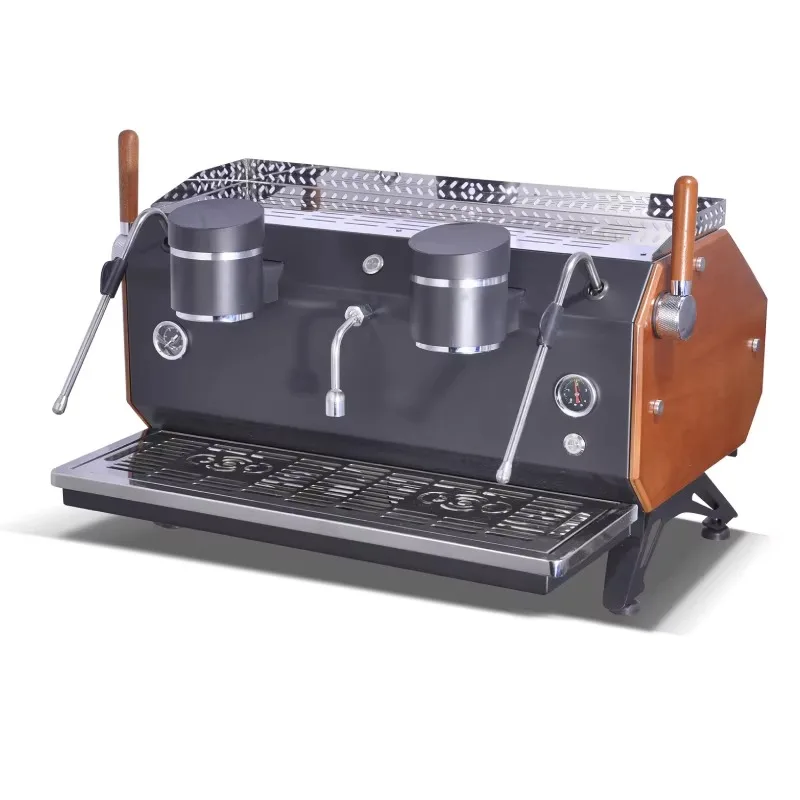

2025 Two Head Semi Automatic Profesional Kaffeemaschine Italian KS535 Coffee Maker Two Group Commercial Coffee Espresso Machine