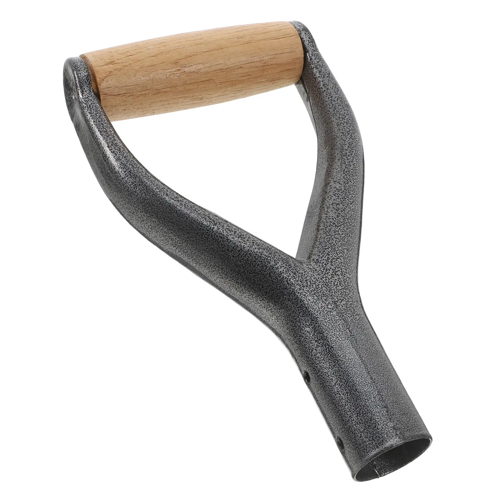 

Iron H le Shovel Replacement Ergonomic Y shaped Metal Grips D h le for Garden Tools Hatchet Silver Wooden Durability Reusable