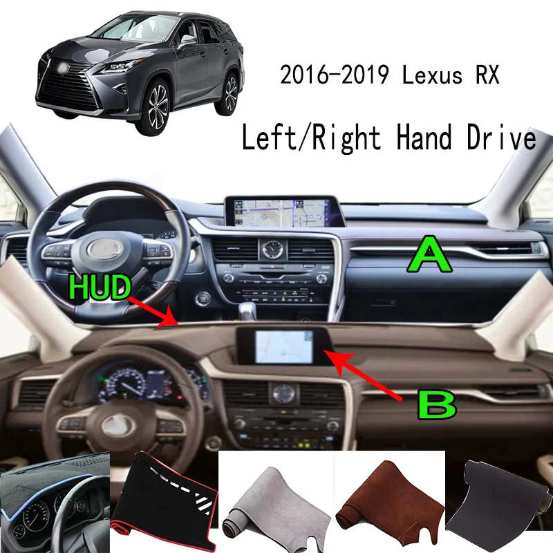 For 2016-2019 Lexus RX 350 300 450 Accessories Dashboard 310S Cover Instrument Panel Dash Mat Dashmat Protective Pad