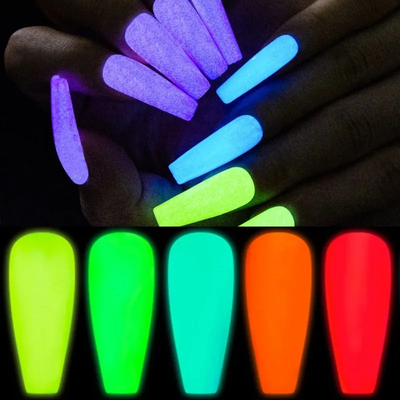 Lichtgevende Top Coat Uv/Led Gel Fluorcent Nagellak Gel Magic Topcoat Nail Gel Polish Manicure Gereedschap Nail Art decoraties