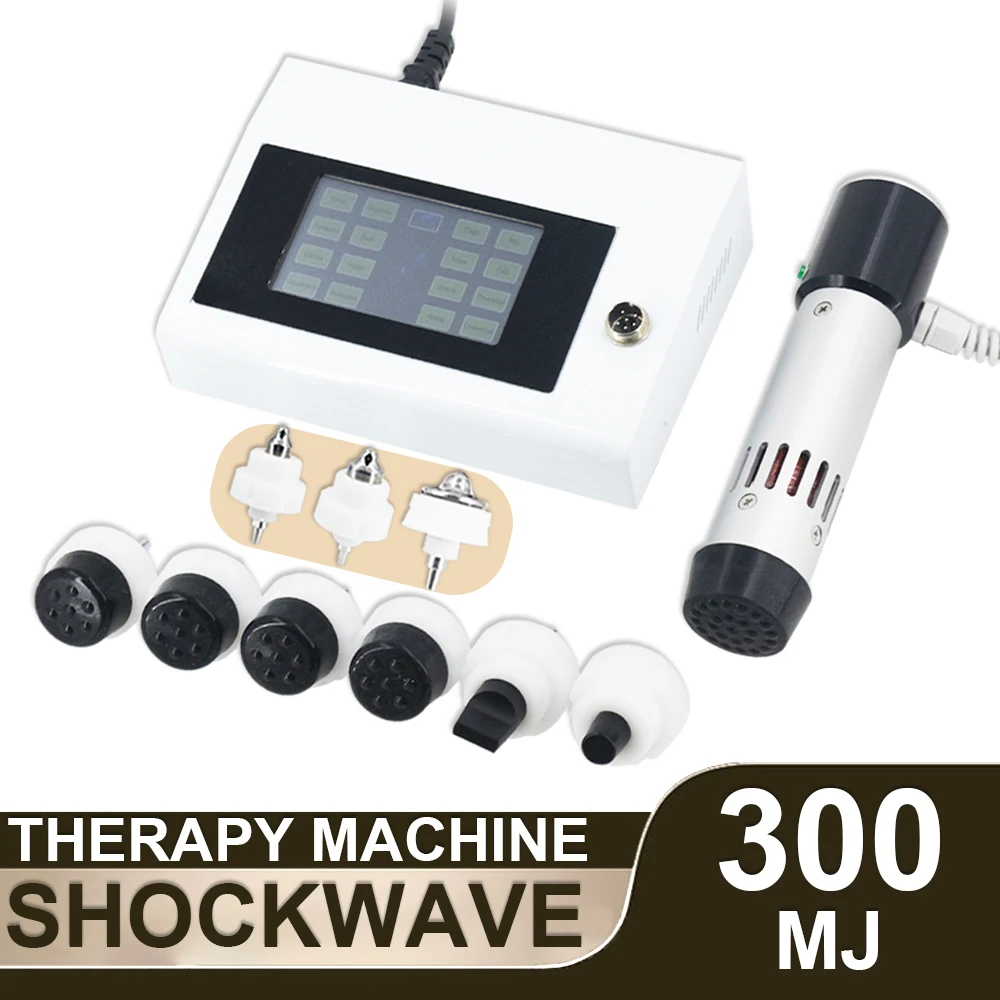 Physiotherapy Shockwave Therapy Machine With 10 Heads Relieve Muscle Soreness ED Treatment Easy Operation Shock Wave 300MJ