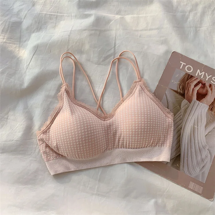 Net Red Fairy Explosive Small Breasts Gathered To Show Big Schoolgirls Sexy No Steel Rings Supporting Chest Pads