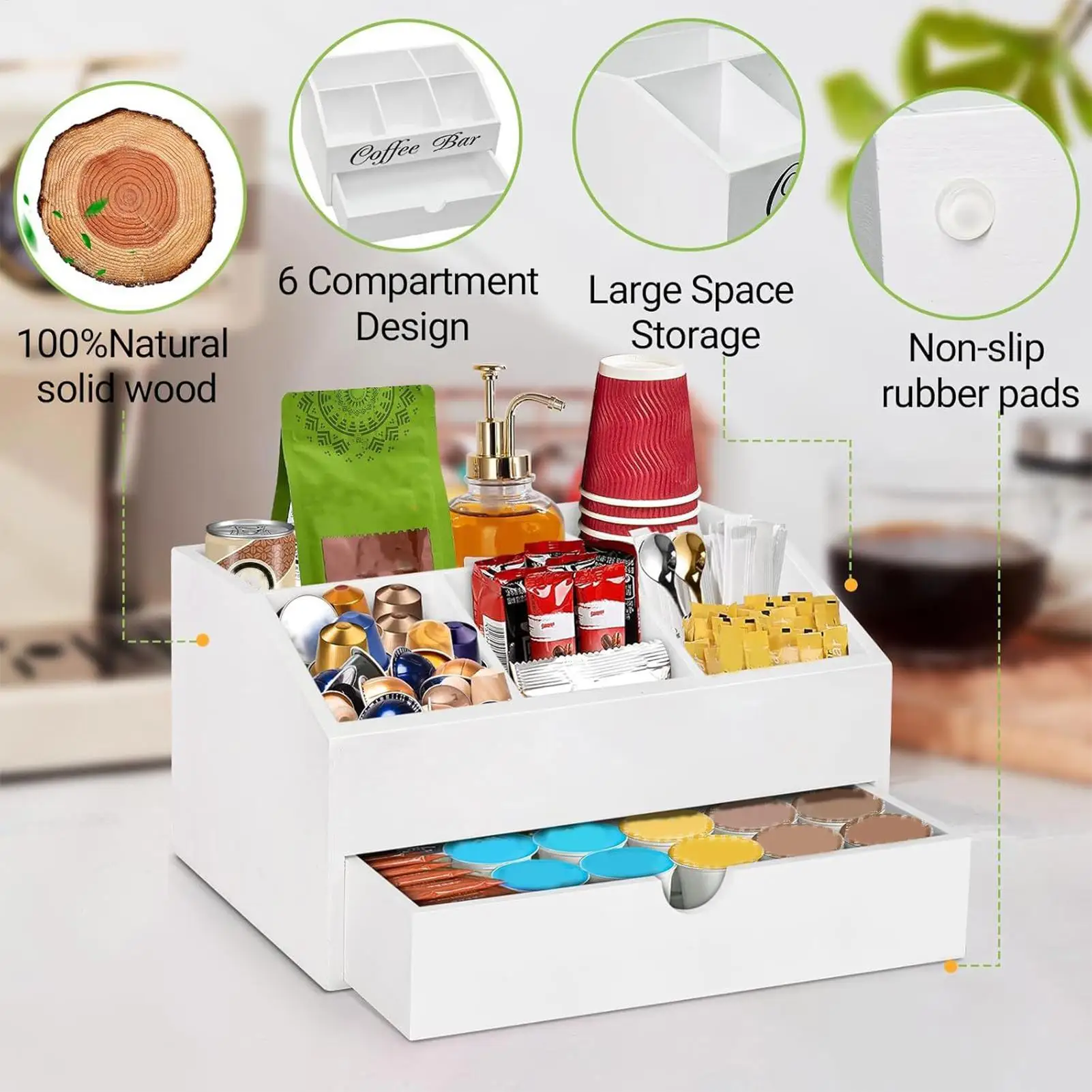 Coffee Station Organizer: A Must-Have for a Tidy Countertop thumbnail