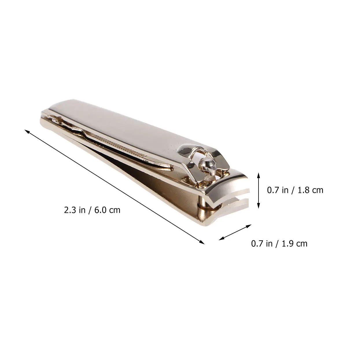 Stainless Steel Clippers Golden Mini Metal Cutter For Manicure Portable Keychain Cuticle Clipper Nail Scissors Tool Manicure Set