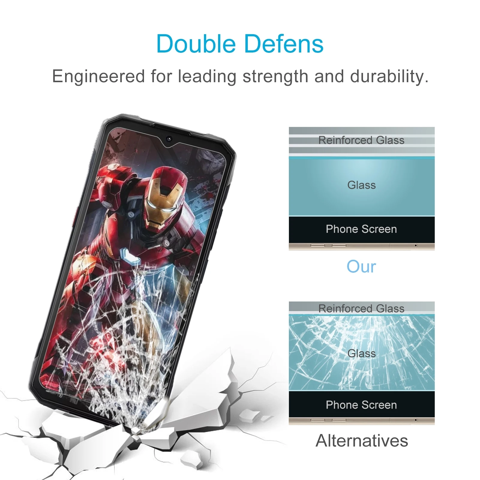 For HOTWAV Cyber 15 10pcs 0.26mm 9H 2.5D Tempered Glass Film