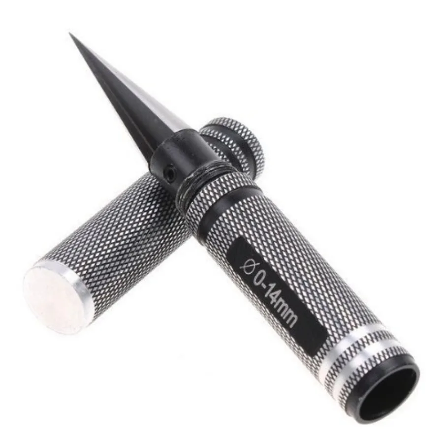 

ShareGoo 0-14mm Aluminum Alloy Expanding Hole Puncher Opener Reamer Tools with Protective Sleeve for RC Car Truck Body Shell Co