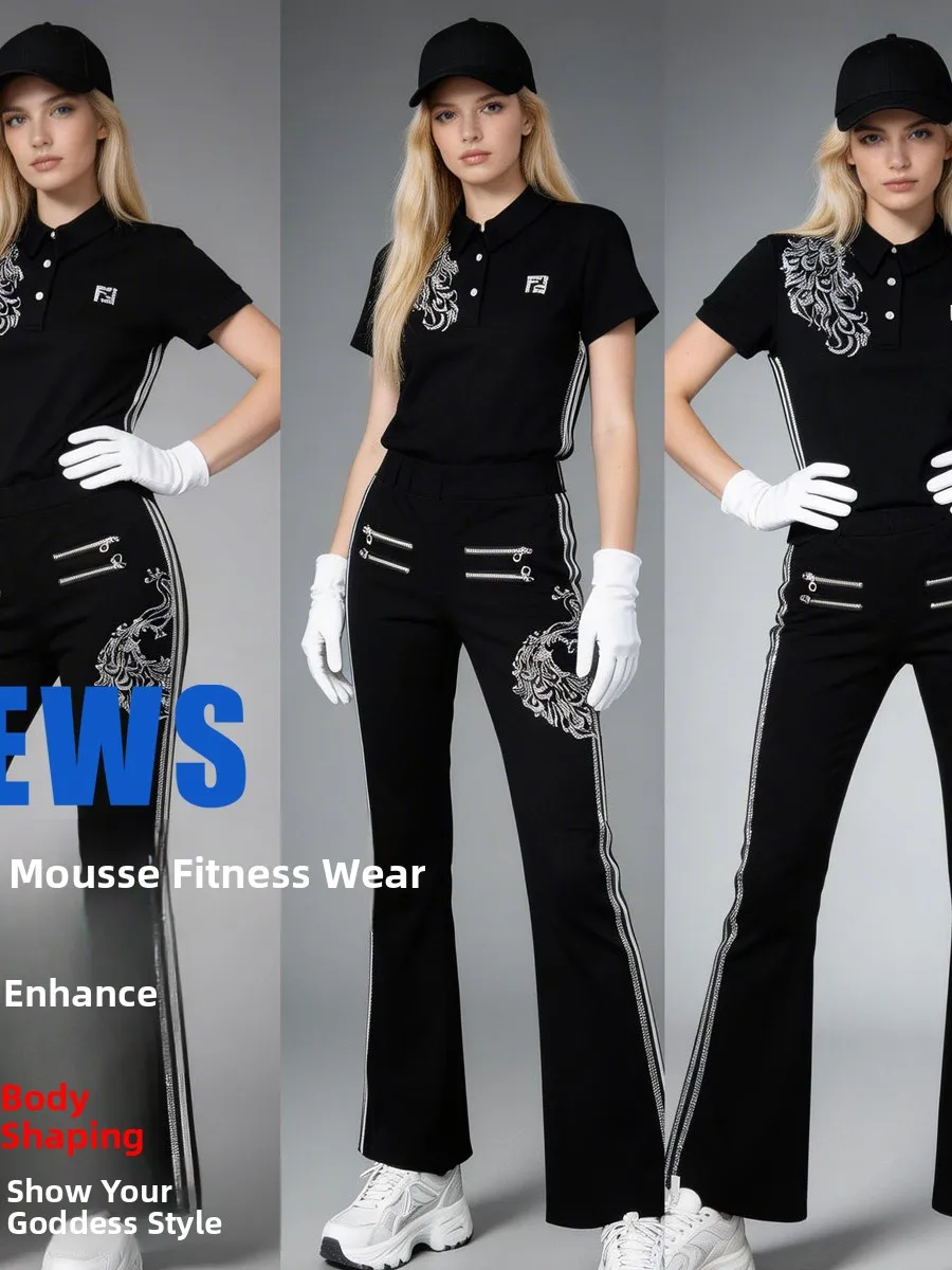 black-peacock-short-sleeve-roman-cotton-square-dance-costume-recommended-by-teacher-guo-feng-fitness-yoga-sportswear-for-women