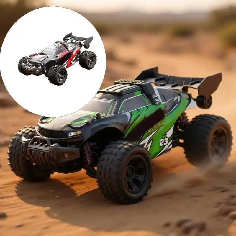 

1:18 Scale High Speed 4WD Off Road Remote Control Car with Powerful Brushless Motor Easy to Use for Outdoor Adventure A2UB