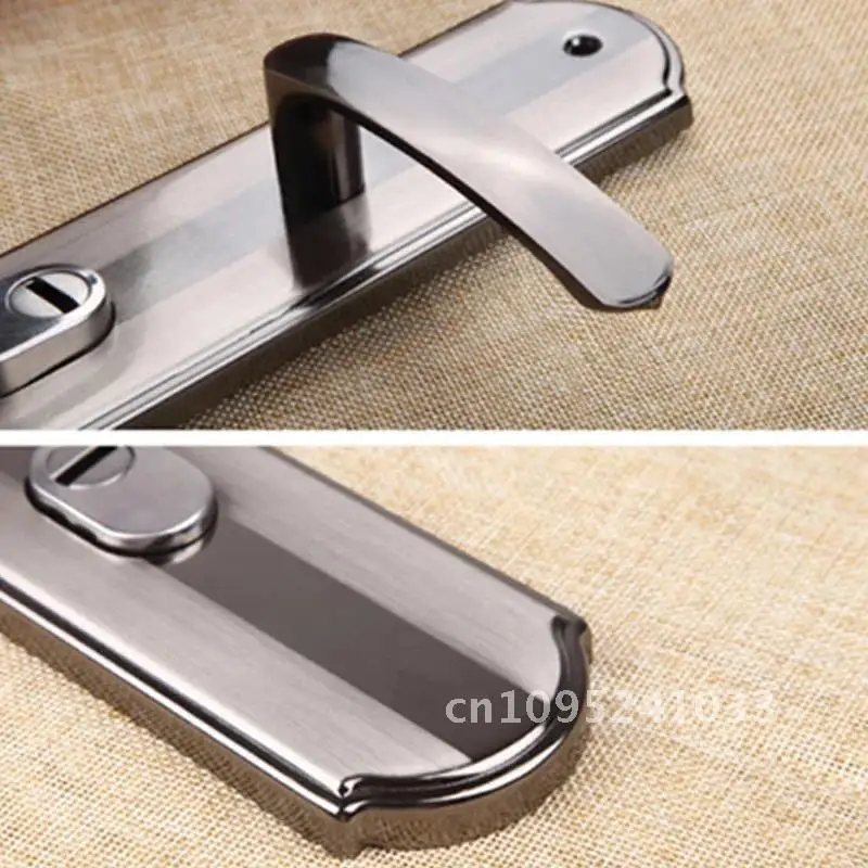 Lock Alloy Door Handle Universal Security Door Handle Hardware Pair Door Panel Handle Household Thickened Aluminium Lock