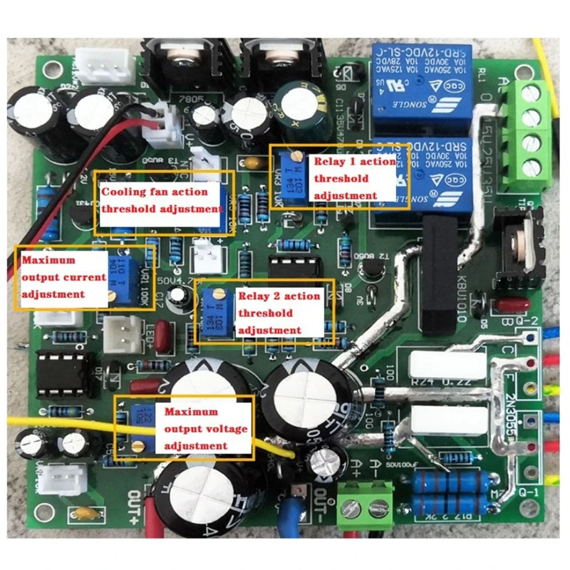 Adjustable Power Supply 0-30V 0-5A Learning Experiment Power Board Stabilized Constant Current Power Board Kit for DIY Y5GB