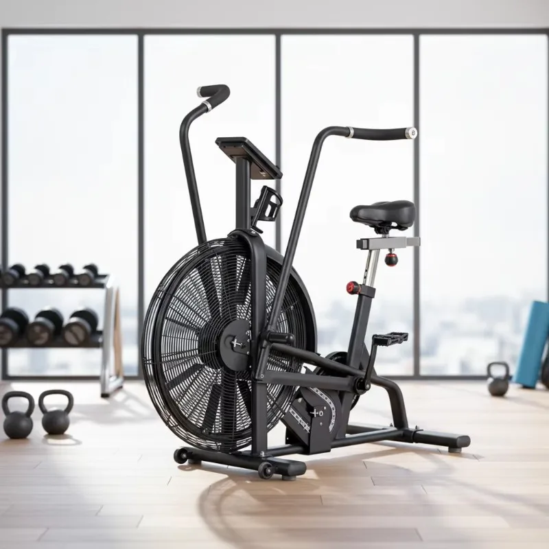 

Велотренажер для дома с 10-уровневой регулировкой сопротивления на основе вентилятора, электрический, с ЖК-монитором, металлический каркас, максимальная нагрузка 150 кг