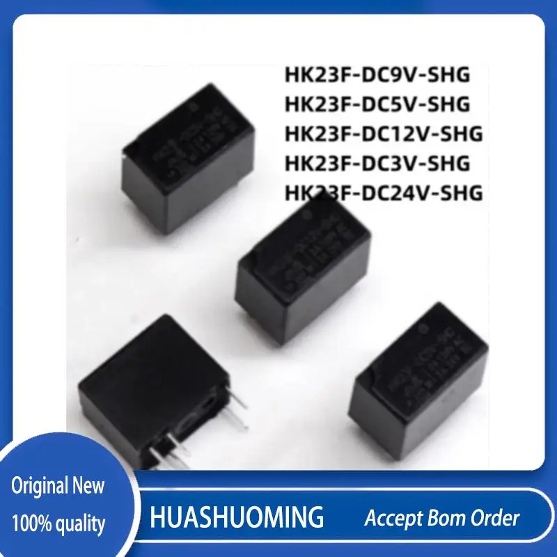 NEW 50PCS/LoT      HK23F-DC9V-SHG  HK23F-DC5V-SHG  HK23F-DC12V-SHG  HK23F-DC24V-SHG  HK23F DC3V SHG  2A  6PIN