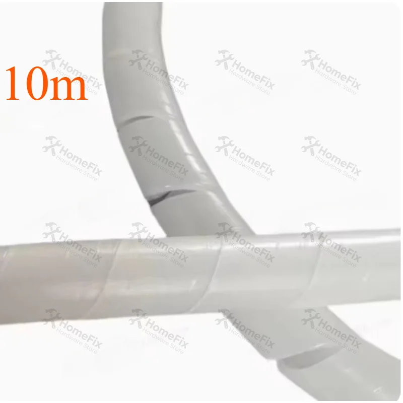 10m Vacuum Infusion Spiral Tube Cable Winding Pipe Composite Resin Flow Tube Cable Protection Casing
