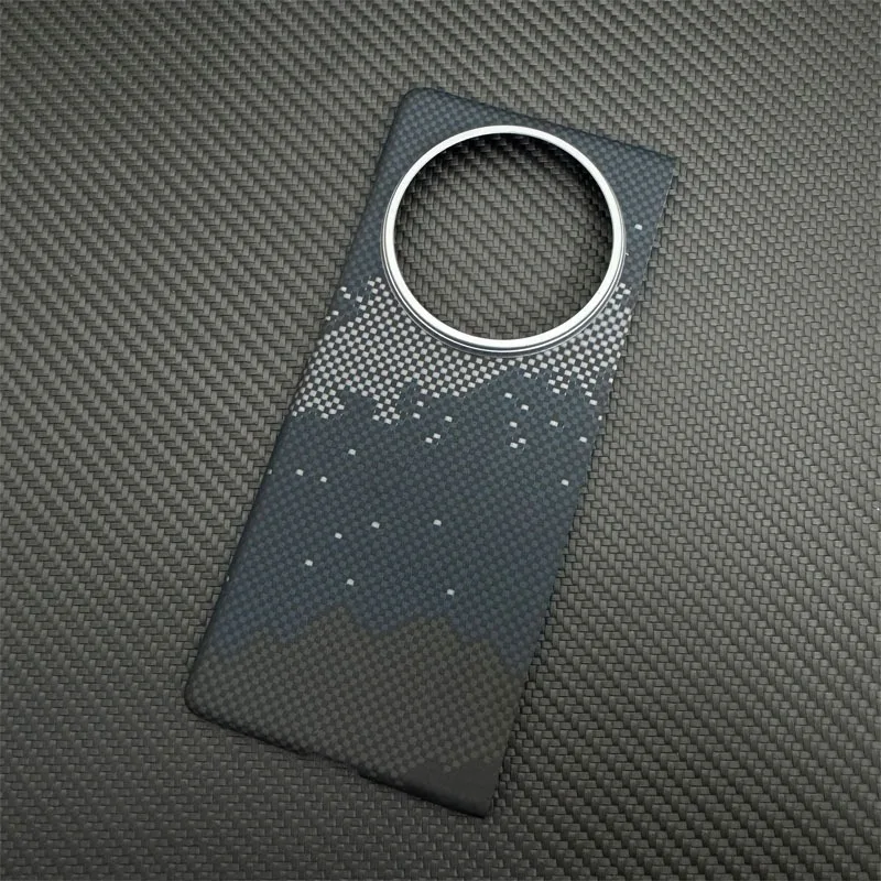 

Carbon Fiber Case for VIVO X Fold 5 MagSafe Phone Case Ultra-Thin Lightweight Silm Aramid Fiber Protective Phone Back Cover