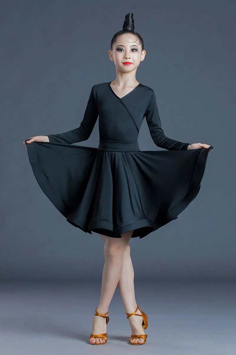 Professionelles lateinamerikanisches Tanzkleid für Mädchen, Kinder, Ballsaal, Salsa, Tanzkleidung, Wettbewerbe für Kinder, lateinamerikanische Bühnenkleidung