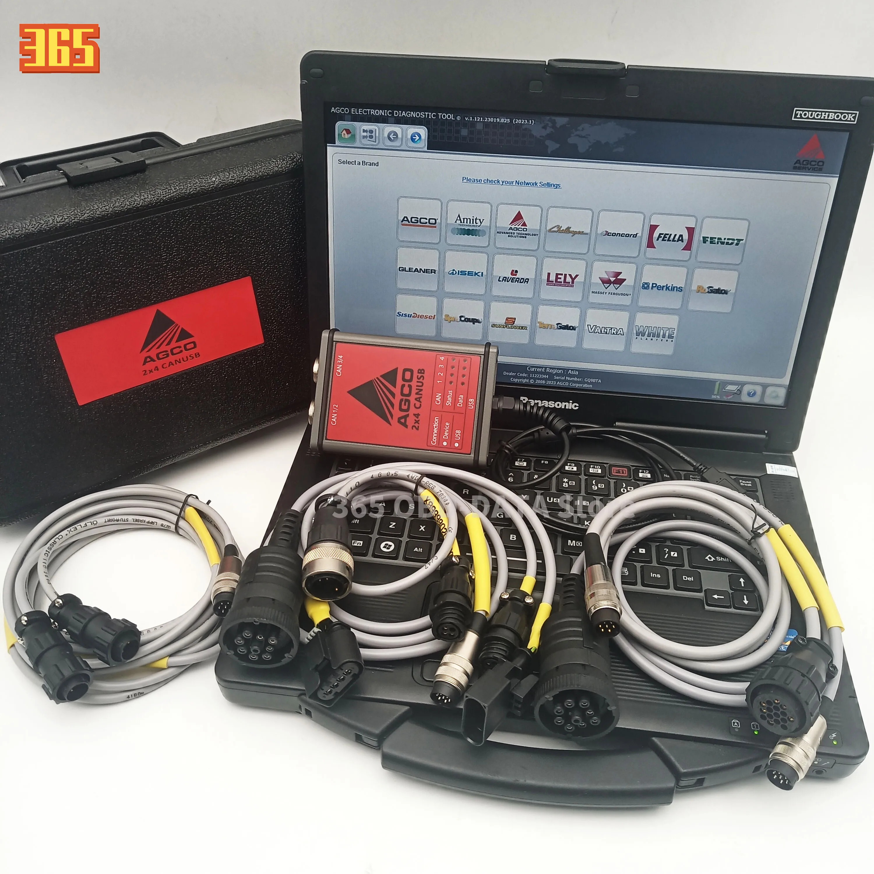 For AGCO CANUSB DIAGNOSTIC tool OEM AGCO EDT agricultural machinery FENDT tractors Heavy Duty AGCO DIAGNOSTIC kit 930203400