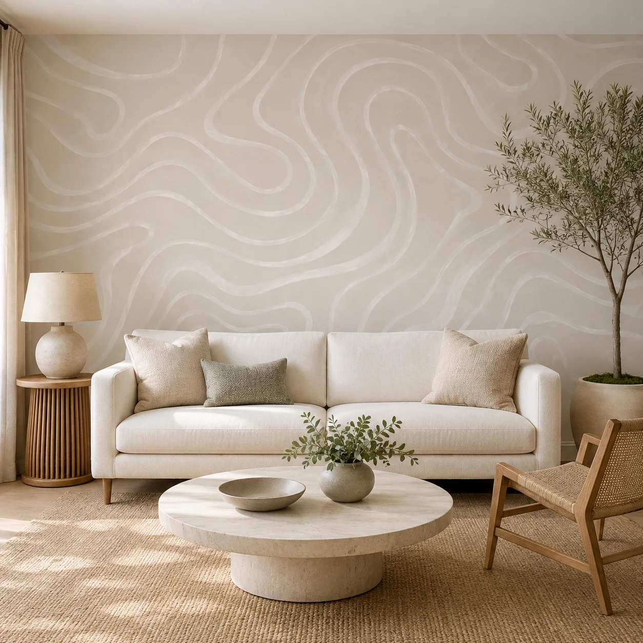 ورق جدران ذاتي اللصق بخطوط متم - مراجعة Home Lines Textiles وسعره