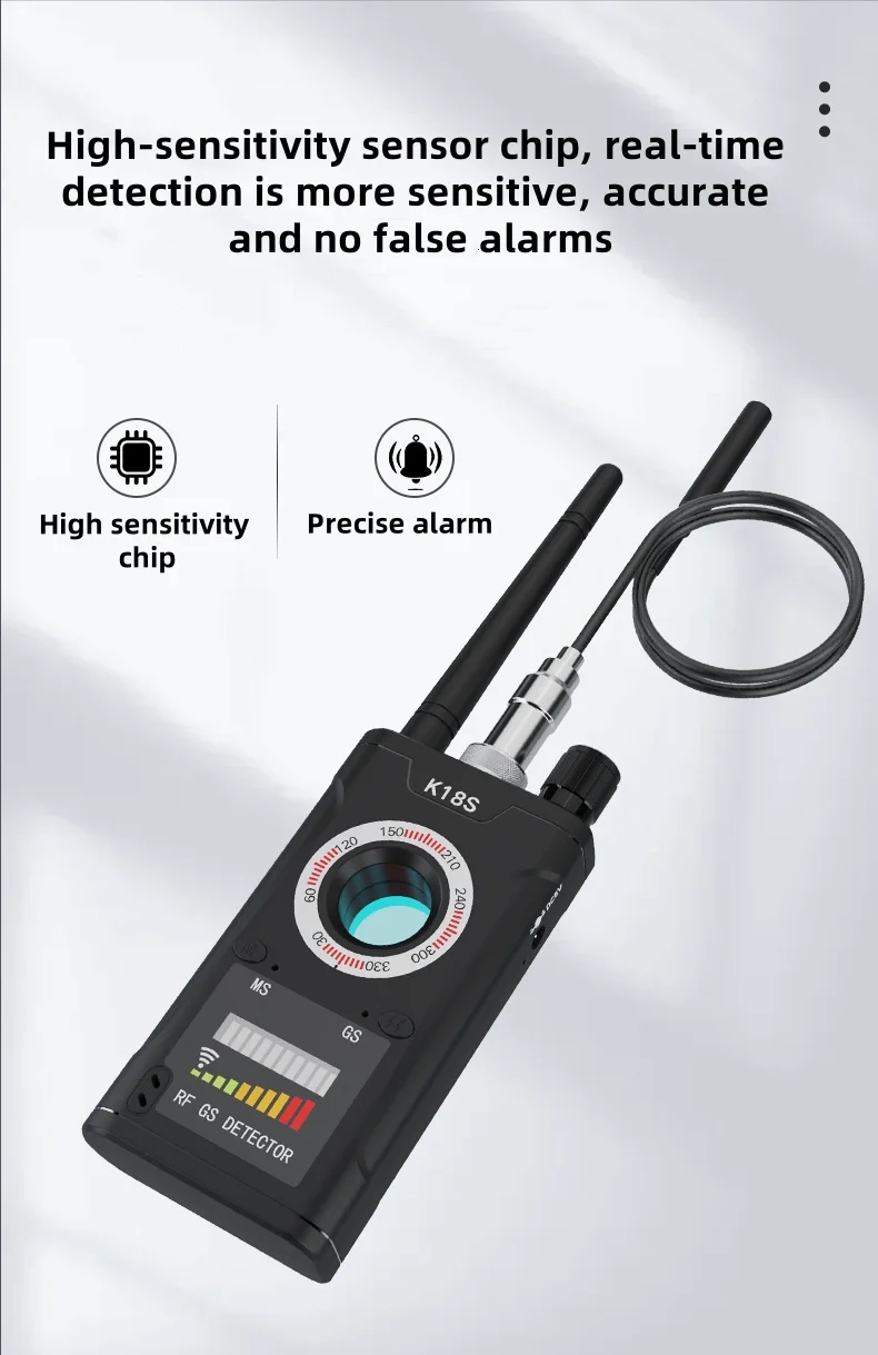 Camera Detector Security Protection Anti-snooping Anti-tracking Anti-Location infrared scanning Camera Detector for hotel house
