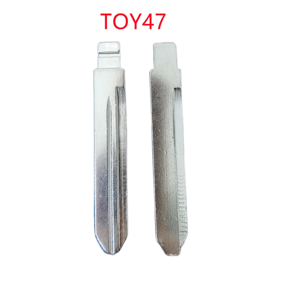 

10pcs/lot Key Blade Toy47 For Toyota Corolla Remote Control Flip Blade KD Remote Uncut Blade Blank for KEYDIY VVDI JMD